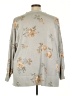 Torrid Floral Gray Pullover Sweater Size 3X Plus (3) - photo 2