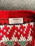 Holiday Time 100% Acrylic Print Red Pullover Sweater Size M - photo 7