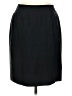 Assorted Brands 100% Silk Solid Black Silk Skirt Size 6 - photo 1