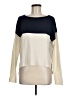 ATM 100% Cashmere Color Block Ivory Cashmere Pullover Sweater Size M - photo 1