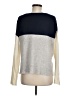 ATM 100% Cashmere Color Block Ivory Cashmere Pullover Sweater Size M - photo 2