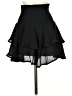 Unbranded 100% Polyester Solid Black Casual Skirt Size S - photo 1
