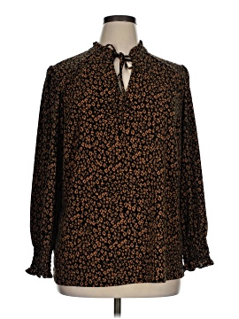 Adrianna Papell Long Sleeve Blouse