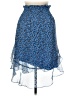 MUNTHE 100% Polyester Animal Print Blue Casual Skirt Size EU 38 / US 8 - photo 2