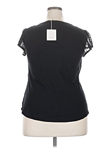 Lauren Conrad Short Sleeve Blouse (view 2)