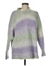 ViCOLO Tie-dye Multi Color Green Pullover Sweater Size M - photo 1