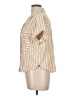 Universal Thread Stripes Tan Short Sleeve Blouse Size L - photo 5