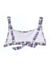 Unbranded Plaid White Swimsuit Top Size M (estimated) - photo 1