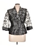 R&M Richards 100% Polyester Silver Gray Blazer Size 14 - photo 1