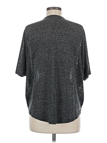 Joan Vass Short Sleeve Henley (view 2)