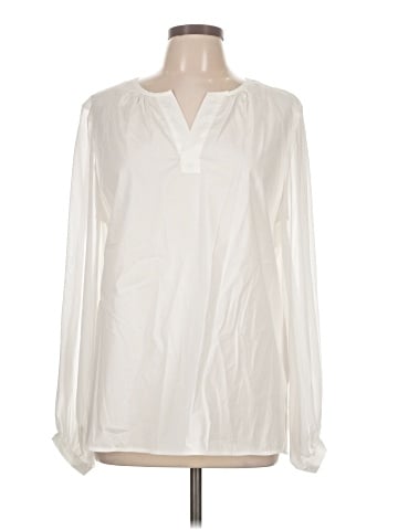 H By Halston Long Sleeve Blouse (view 1)