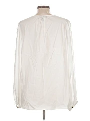 H By Halston Long Sleeve Blouse (view 2)