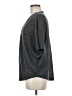 Joan Vass Tweed Gray Short Sleeve Henley Size M - photo 5