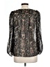 Sandro Black Long Sleeve Silk Top Size Lg (3) - photo 2