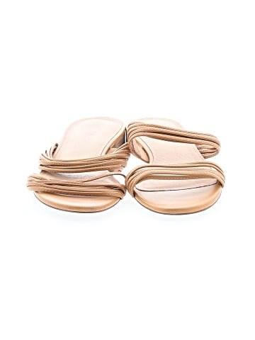 Madewell The Meg Slide Sandal in Leather (view 2)