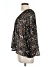 Sandro Black Long Sleeve Silk Top Size Lg (3) - photo 5