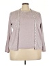 Alfred Dunner Silver Long Sleeve Top Size 3X - photo 1