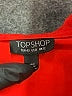 Topshop 100% Polyester Red Cocktail Dress Size 8 - photo 7