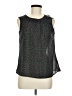SM Wardrobe 100% Polyester Black Sleeveless Blouse Size M - photo 1
