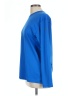 Basics 100% Polyester Blue Long Sleeve T-Shirt Size L - photo 5