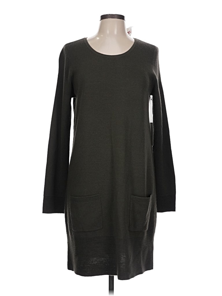 Pre-owned Adrienne Vittadini Casual Dress In Gray