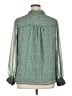 Pleione 100% Polyester Teal Long Sleeve Blouse Size XL - photo 2