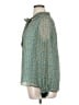 Pleione 100% Polyester Teal Long Sleeve Blouse Size XL - photo 5