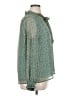 Pleione 100% Polyester Teal Long Sleeve Blouse Size XL - photo 4