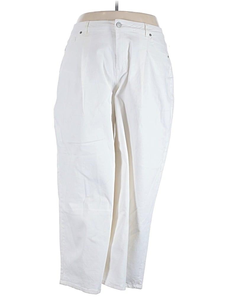 Pre-owned Eloquii Jeans In White