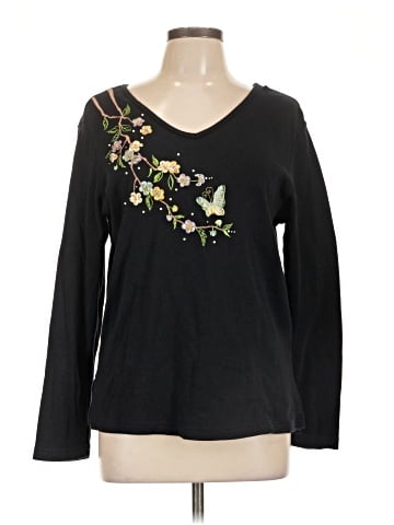 Quacker Factory Long Sleeve Top (view 1)