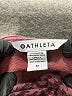 Athleta Animal Print Burgundy Pullover Sweater Size M - photo 7
