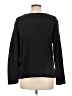 Quacker Factory Black Long Sleeve Top Size L - photo 2