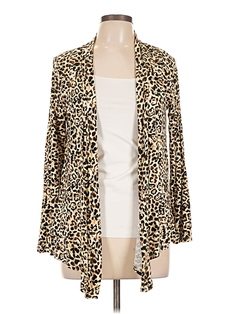 Pre-owned Shiela Rose Cardigan Sweater In Tan