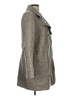 Tory Burch Tweed Solid Gray Coat Size 10 - photo 4