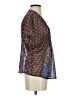 Xhilaration 100% Polyester Blue Short Sleeve Blouse Size S - photo 4