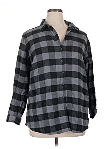 Joan Rivers Long Sleeve Button-Down Shirt (view 1)