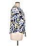 Ruby Rd. 100% Rayon Floral Blue 3/4 Sleeve Blouse Size XL - photo 4