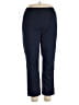 Draper's & Damon's 100% Polyester Solid Blue Casual Pants Size 12 (petite) - photo 1