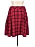 Torrid Plaid Red Casual Skirt Size 4X Plus (4) - photo 2