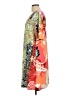 Chico's Print Orange Casual Dress Size Lg (2) - photo 5