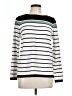 Pink Clover Stripes White Pullover Sweater Size L - photo 1