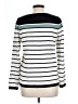 Pink Clover Stripes White Pullover Sweater Size L - photo 2