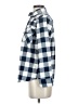 Assorted Brands Checkered-gingham Blue Long Sleeve Blouse Size S - photo 5