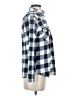 Assorted Brands Checkered-gingham Blue Long Sleeve Blouse Size S - photo 4