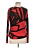 DKNY 100% Polyester Red Long Sleeve Top Size L - photo 1