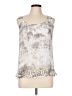 Tempo Paris Silver Sleeveless Top Size L - photo 1