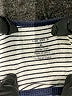 Carter's 100% Cotton Stripes Ivory Short Sleeve T-Shirt 3-6 MO / 6 MO - photo 3