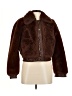 Astr Brown Faux Fur Jacket Size M - photo 1