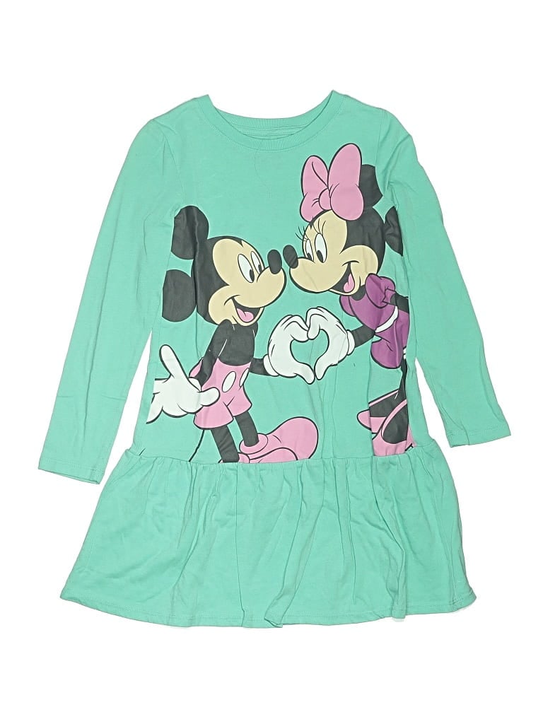 Pre-owned Disney Kids' Dress In Teal