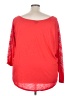 Torrid Red 3/4 Sleeve T-Shirt Size 5X Plus (5) - photo 2